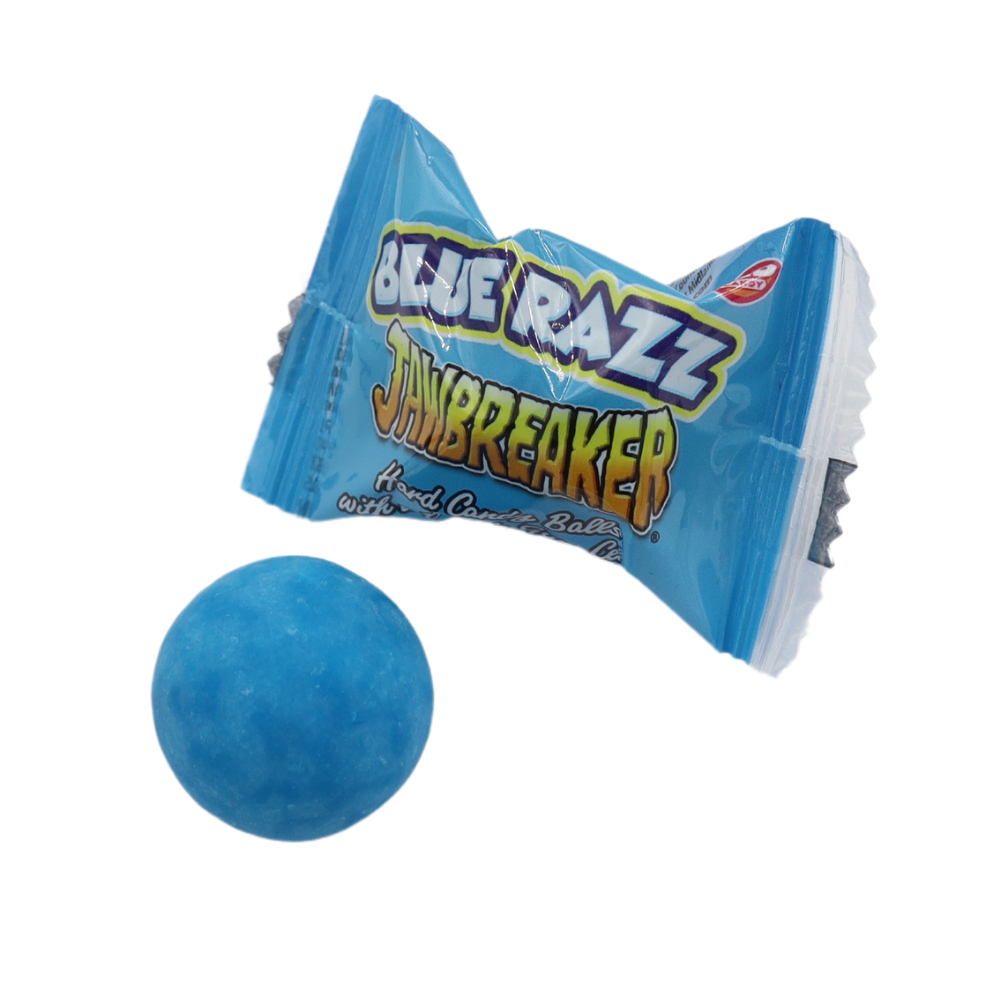 Zed Candy Blue Raspberry Jawbreaker 8.26g (one provided)
