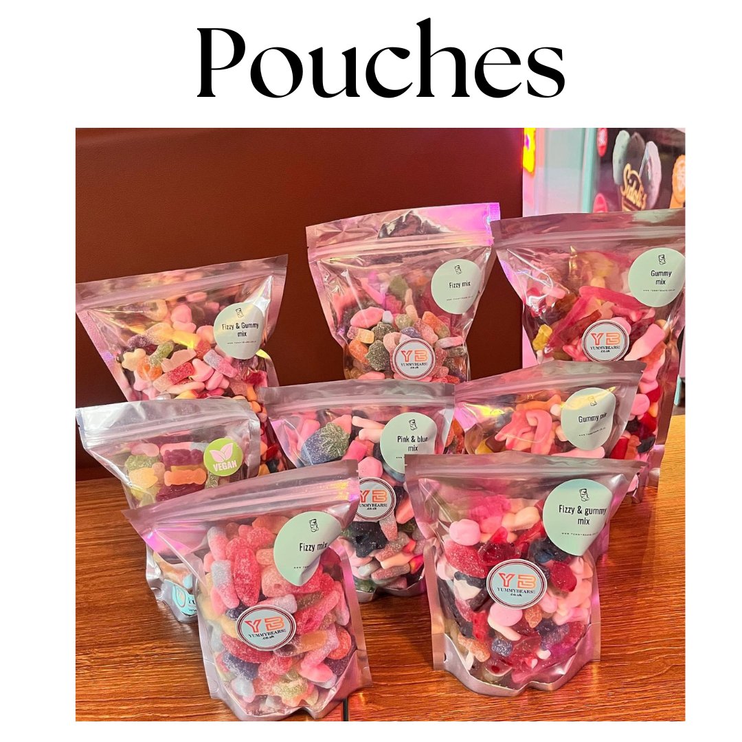 Pick and mix pouches & boxes